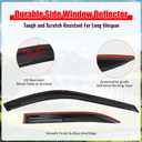Fit 1994-1997 Honda Accord 4 Door Slim Style Acrylic Window Visor Guards