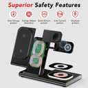 Wireless Charger for Samsung Charger (Foldable & Nightlight),3 in 1 Charging Station for Samsung S26 Ultra/S25/S24/S23/S22/Note20 Z Fold Flip7, Travel Charger for Galaxy Watch 8/7/6/5/4/3/Galaxy Buds4