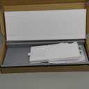 Floating Shelves for Wall Decor, Wall Mounted Wood Storage Shelf for Bedroom, Living Room, Bathroom, Kitchen, Nursery, Display Picture Ledge Shelf with Lip Set of 2-14 Inches, Grey (13.6in)