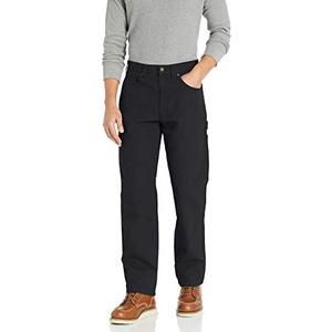 Amazon Essentials Men's Relaxed-Fit Carpenter Utility Pant with Tool Pockets - Discontinued Colors, Black, Size: 32"W*31"L