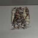 Yunlly 9 Pcs Neutral Christmas Ornaments Textured Christmas Tree Decor with Hanging Loop Modern Brown Hanging Finial Ornaments Shatterproof Home Decor for Xmas Vintage Rustic Farmhouse (Classic Color)