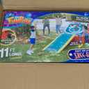 Skee-Ball Game for Kids and Adults, Giant Inflatable Game, 11 Feet Long, Includes 4 Balls and Electric Air Pump, Indoor and Outdoor Games for Adults and Family, Skee-Ball Arcade Game for Home, Toys (Multicolor Blue)
