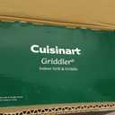 Cuisinart Griddler Indoor Grill, Panini Press, Sandwich Maker & More, 5-in-1 Grilling, Dishwasher-Safe Nonstick Cooking Plates, GR-4NNAS, Stainless Steel