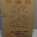 4-Tier Dumbbell Rack Only for Home Gym Women Dumbbell Holder with Handle Weight Racks For Free Weights Dumbbell Tower (Dumbbells Not Included)