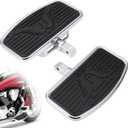 Adjustable Motorcycle Floorboards, Rider/Driver/Passenger Footboards Footrest Universal Foot Pegs Front/Rear Pedal for Honda VTX1300/1800 Shadow 1100 Yamaha V Star 650 Suzuki C50 Kawasaki Accessories (Eagle)