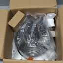 Shutter Exhaust Fan with Thermostat & Speed Control, 844 CFM,1606 RPM, Upgrade 10 inch Wall Mount Attic Vent Fan for Chicken Coops, Greenhouse, Gable, Barn, Garage, Shed Ventilator