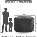 Hobestluk 4FT Bean Bag Chair Giant Bean Bag Chairs for Adults Large Bean Chairs with Removable Cover, Beanbag Chair with Filler, Adult Bean Bag Chairs for Living Room, Bedroom, 4FT - 44" x 44" x 24"