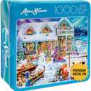 Buffalo Games - Aimee Stewart - Winterland Fun - 1000 Piece Jigsaw Puzzle for Adults - Collectible Tin Case - Finished Size is 26.6 x 19