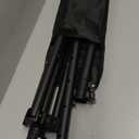 Projector Stand Tripod Adjustable, Laptop Height from 23.5 to 46.5 inches with Gooseneck Phone Holder, Floor for Office, Home, Stage, Studio, DJ Racks Holder Mount, 23.5inch-46.5inch (Black)