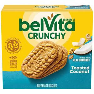 belVita Breakfast Bars Biscuits, Toasted Coconut, 5 Packs (EXP 05/08/27)