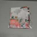 XCHI Rose Love Hearts Eucalyptus Leaves Valentines Day Tablecloth Square Table Cloth Washable Table Covers for Indoor Outdoor Dining Home Party Decorations 60x60 Inch