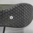 WHITIN Men's Wide Toe Box Walking Shoes + Zero Drop with Non-Slip Rubber Outsole (Black) 40/8