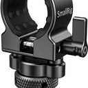 SmallRig Shotgun Microphone Holder (Cold Shoe), Built-in Soft Silicone, Bumps and Noises Absorption BSM2352