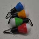 Tent Lamp Pack of 4 Portable LED Tent Lights Clip Hook Hurricane Emergency Lights LED Camping Lights Bulb Camping Lanterns Camping Equipment for Camping Hiking Backpacking Outage