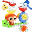 Bath Toys for Kids Ages 13 Toddler Bath Toys for Babies 1 2 3 Year Old Boys Girls Water Bathing Tub Toy for 12 18 Months Infant with Cups