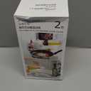 Marbrasse Oil Dispenser for Kitchen,20 OZ /600ml Leakproof Glass Oil Bottle with Auto Flip Cap,Olive Oil Container for Kitchen Cooking (White)