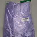 Homiest 4pcs Satin Sheets Set Luxury Silky Satin Bedding Set with Deep Pocket, 1 Fitted Sheet + 1 Flat Sheet + 2 Pillowcases (King Size, Lavender)