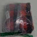 Esabel.C Flannel Shirts for Women Long Sleeve Button Down Plaid Fall Shirt Casual Work Tops,Red/Black,M