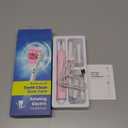 TEETHEORY Rotating Electric Toothbrush for Adults with 8 Brush Heads (2 Types), 4 Modes Deep Clean Electric Toothbrush with Rechargeable Power and 2 Min Smart Timer (2- Cherryblompink, p1)