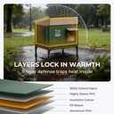 Apasiri Heated Cat House for Outdoor: Weatherproof Outside Cat Shelter, Insulated Cat House Outdoor with Heated Pad, Sloping Roof & Escape Door, Elevated Base for Stray Cats, Medium (M(18.5"x14"x16.5"))