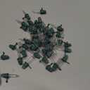 Mudder 120 Count Christmas Replacement Mini Light Bulbs with Green Base Christmas Tree Incandescent Wire String Lights Replacement Bulbs for Xmas Indoor Outdoor Decoration (Warm White,3.5v X 0.12a)