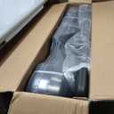 Sweetcrispy Portable Basketball Hoop Outdoor 6.1-10FT Adjustable Height, 44 Inch Shatterproof Backboard/Shock Absorbent Rim, Fillable Base, 2 Wheels for Backyard/Driveway (Grey)