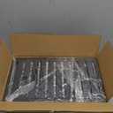 LASZOLA 6 Tier Plant Stand Indoors Outdoors for Large Heavy Duty Planter, Black Metal Tall Flower Holder Rack with Multiple Shelf for Modern Patio Corner, Vertical Organizer, Weather Resistant Bracket