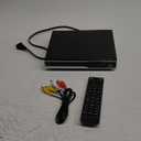 DVD Player, Region Free DVD Players for CD/DVD's, Compact DVD Player Supports NTSC/PAL System with RCA Stable Outputs/USB 128G Input, Contains Remote Control and RCA Cable-Without HDMI Cable