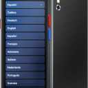 Real-Time AI Language Translator Device - Two Way Voice Translation Recorder, Updated Support 150 Languages Translating, ChatGpt Online/Offline, Recording, Photo Translation with 6inch HD Touch Screen (blue)