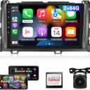 [2G+64G] Car Radio for Toyota Sienna 2011 2012 2013 2014, Android 13 Touch Screen Car Stereo, Carplay/Android Auto/1080P/HiFi Audio/Bluetooth + AHD Backup Camera + MIC