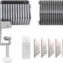 Leather Desk Lace Cutter, Iron Manual Feed Top Strip Belt Cutter, with Multiple Belt Cutters and 5 Blades, for Fringe Braiding Strip Belts Lace