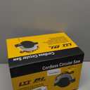 Circular Saw for DeWalt 20V Max Battery, 7-1/4-Inch Blade, 8000 RPM, Brushless Cordless Circular Saw Kit for Cutting Wood PVC (Battery Not Included)