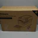 Gimars Stainless Steel Sifting Litter Box with lid-Light Gray