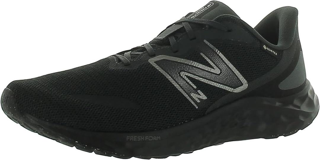New Balance Women's Fresh Foam Arishi V4 Running Shoe, Black/Black, 9.5 Wide