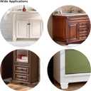 2 Inch Wooden Furniture Legs with Mounting Plates Screws Set of 4 Solid Wood Unfinished Replacement Furniture Feet for Couch Cabinet Sofa Dresser Ottoman TV Stand Bed Home