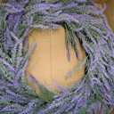 FJAKA 26'' Spring Wreaths for Front Door, Artificial Eucalyptus Leaves with Lavender Wreath for Home Indoor, Summer,Fall, All Seasons