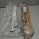 ALLZONE Tension Shower Curtain Rods No Drilling, 29 to 85 Inch, Spring Tension Curtain Rods for Windows, Adjustable Shower Rod for Bathroom, Heavy Duty Tension Rods Fits Various Wall Types, White