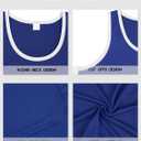 Men's Workout Tank Top Casual Soft Sleeveless Gym Muscle Shirts Bodybuilding Tee (XXXL)