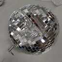 Funtery 100 Pcs Mirror Disco Balls Bulk Assorted Silver Hanging Disco Ball Decor for Home Wedding Birthday Dance Music 70 S Theme Party Christmas Tree Ornaments(1, 2, 3, 4, 6, 8)