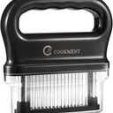 JY COOKMENT Meat Tenderizer with 48 Stainless Steel Ultra Sharp Needle Blades, Kitchen Cooking Tool Best for Tenderizing, BBQ, Marinade