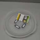 HOVER COVER Magnetic Microwave Splatter Cover, Collapsible Microwave Cover for Food - Vented & Magnetic Microwave Plate Cover, 10-inch, BPA-Free - Graphite