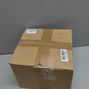 7inch Black Whirlwind Motorcycle Start-up Gradient Headlight Flower White/Amber DRL w/Aluminum Alloy Black Housing Bucket 32-40mm Fork Tube Side Mount Brackets Compatible with Motorbikes