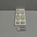 Eywamage Ivory Flameless Wax Tealights with Remote Batteries, Realistic Flickering LED Tea Votive Candles Set of 10