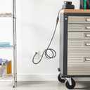 Amazon Basics Extension Cord, 6 Ft, 3 Prong Outlet Extender, Indoor Extension Cord, 13 Amps, 125V, Black