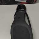 Sketoe Kitten Heels for Women Square Toe Sandals Flip Flop Heels Thong Sandals Comfortable Summer 2 Inch Heels Sandals (7.5, Black)