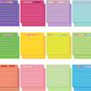 Yinder Inspirational Sticky Notes Thank You Gift Motivational Sticky Note Pad Employee Appreciation Week Gift Bulk for Coworker Teacher Nurse Office Groups 3 x 3''(Inspirational,Dark Color,24 Pcs)