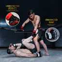 MoneyFyte Crown MMA Gloves for Men & Women Martial Arts Punching Bag Gloves, UFC Grappling Fighting & Kickboxing Gloves Pre-Curved Half Finger Boxing Sparring Glove