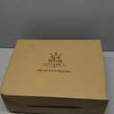 L LOVSOUL Goose Feather Down Fiber Comforter Queen Size, 100% Organic Cotton Fabric Duvet Insert,1200TC,750+FP, Hotel Collection, Heavyweight White Bedding Comforters with 8 Tabs,92oz