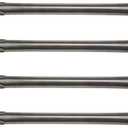 17 inch Stainless Steel Grill Burner Tubes Replacement for Bakers and Chefs GR2039201-MM-00, ST1017-012939, GR2039201-BC-00, Members Mark Gas Grill, 4 Pack Pipe Burners for Sams, Uniflame, Grill Chef