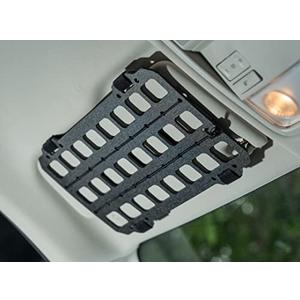 TACNEX Vehicle Rigid MOLLE Panel for Car Visor Organizer EDC Pouch Tool Holster Bag Holder Tactical Gear Rack Truck Equipment Mount Plate Modular Storage Shelf Auto Interior Accessories